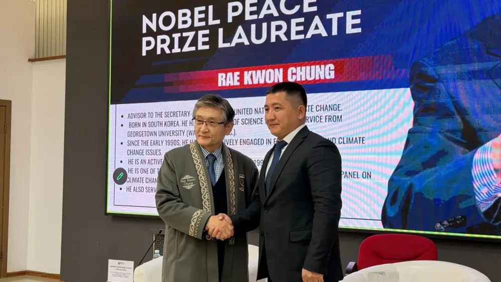 Нобелевский лауреат Раэ Квон Чунг выступил с открытой лекцией для молодежи Алматы (2)