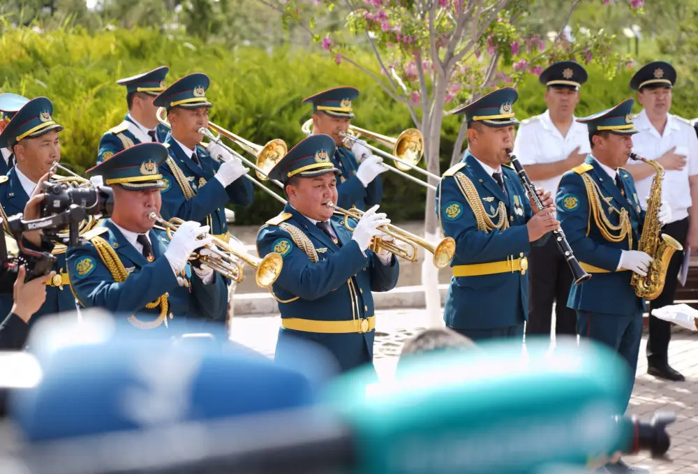 В ТУРКЕСТАНЕ ОТКРЫЛАСЬ АЛЛЕЯ «ТАЗА ҚАЗАҚСТАН» (5)