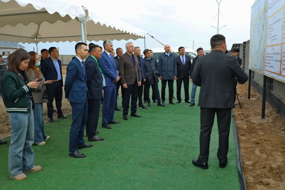 Заместитель Премьер-Министра Республики Казахстан – министр национальной экономики Серик Жумангарин прибыл с рабочей поездкой в область Ұлытау (10)