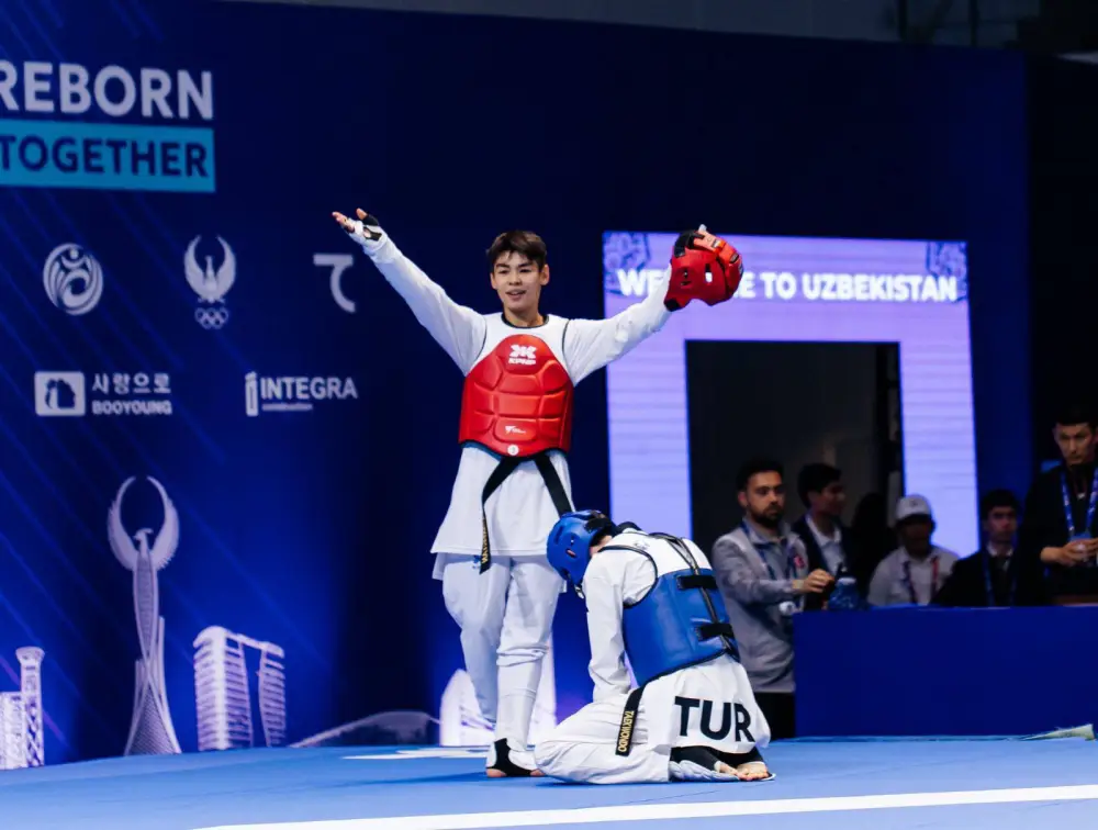 Адилет Шери завоевал бронзовую медаль юниорского чемпионата мира по таеквондо (WT) (2)