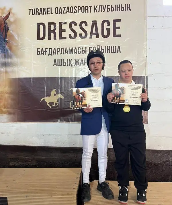 Спорт без границ: в Караганде особенные спортсмены соревновались в верховой езде (8)