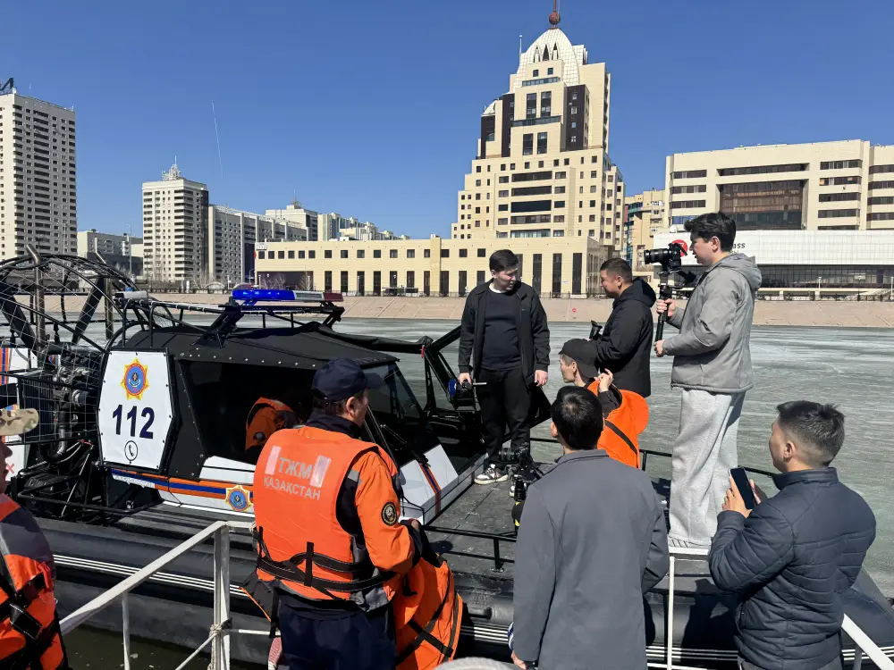 МЧС провел выездной брифинг на реке Есиль (9)