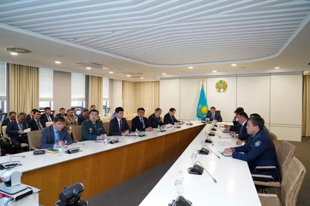 В ТУРКЕСТАНСКОЙ ОБЛАСТИ СОСТОЯЛОСЬ ОЧЕРЕДНОЕ ЗАСЕДАНИЕ АНТИТЕРРОРИСТИЧЕСКОЙ КОМИССИИ (2)