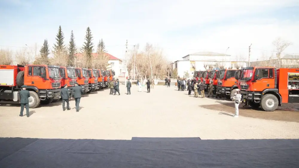 Лесным учреждениям Акмолинской области передана новая противопожарная техника (7)