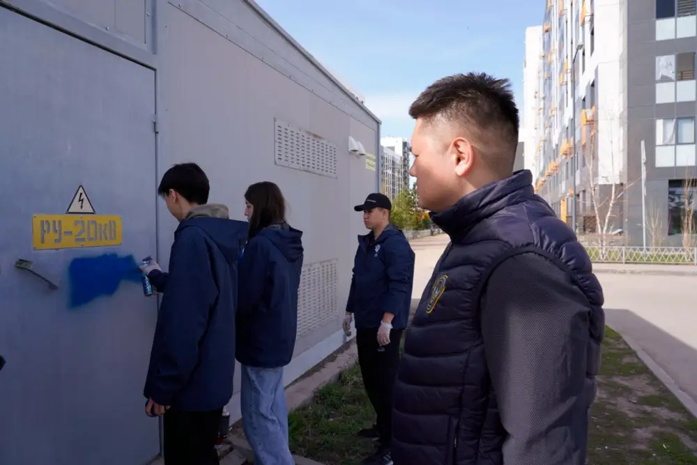 Акцию по борьбе с наркограффити провели в Астане (8)