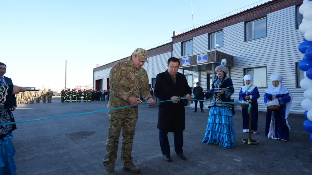 В посёлке Атамекен впервые за 40 лет прошла реновация пожарной части (2)