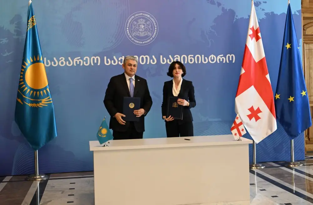 Главы МИД Казахстана и Грузии обсудили планы по углублению взаимовыгодного сотрудничества (3)