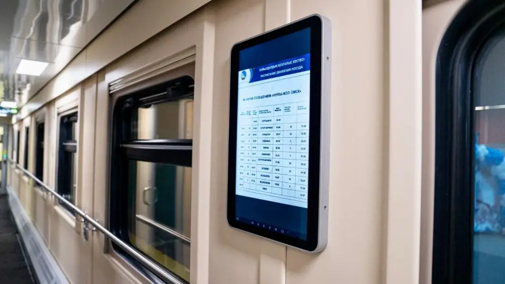 Обновлены пассажирские вагоны поезда Астана – Омск (3)