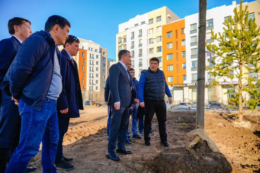 Миллион зеленых насаждений высадят в Астане в текущем году (4)