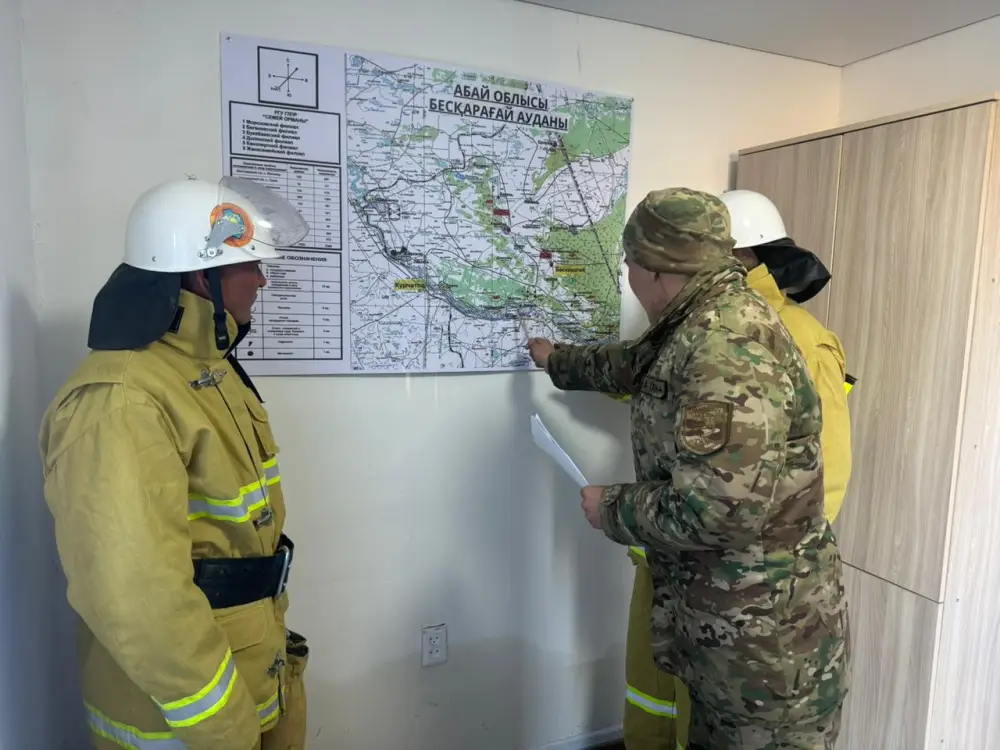 «Ауыл құтқарушылары» повышают уровень пожарной безопасности сельских территорий области Абай (5)