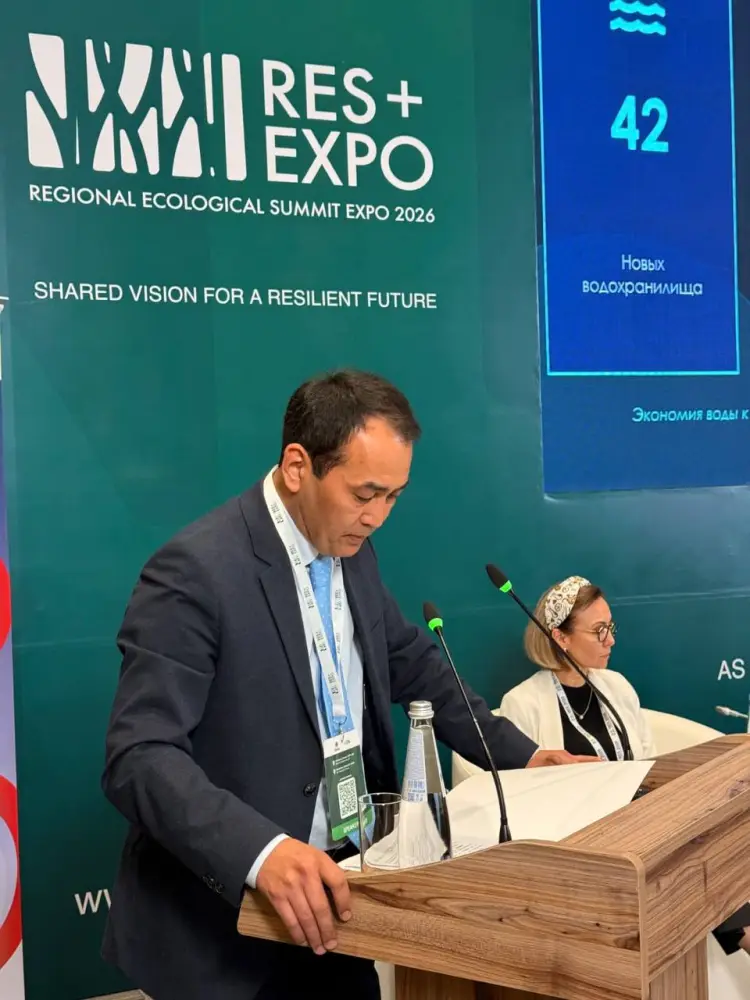 Региональный экологический форум-2026: Министерство водных ресурсов и ирригации и французская компания Hydroplus подписали дорожную карту сотрудничества (4)