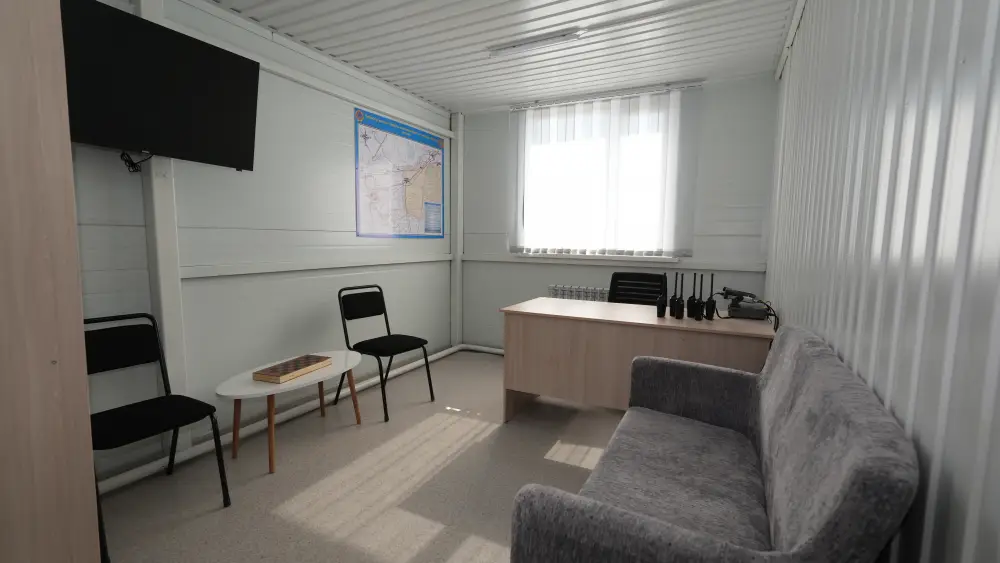 Министр по ЧС дал старт работе 168-го поста «Ауыл құтқарушылары» в селе Карасор (7)