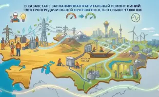 Капитальный ремонт электросетей в Казахстане: снижение аварийности и износа для повышения надежности энергоснабжения