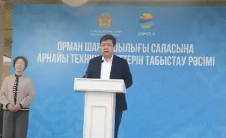 Поставка новых пожарных машин в Акмолинскую область укрепит защиту лесов от пожаров