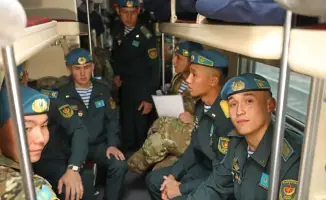 Торжественная встреча десантников в Астане: служба как путь к личностному росту