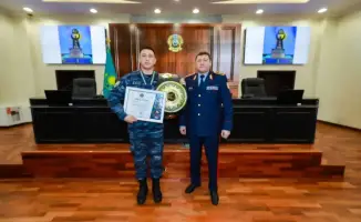 Золотой пояс турнира Полиция Барысы завоевал сотрудник департамента полиции Астаны