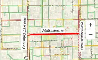 Временное закрытие участка проспекта Абая в Астане: важная информация для водителей и пешеходов