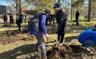 В Лисаковске высадили 1150 саженцев в рамках инициативы «Таза Қазақстан»