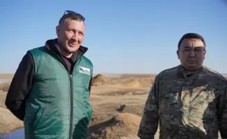 Реконструкция плотины в Акмолинской области