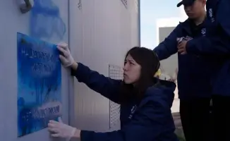 Борьба с наркограффити в Астане