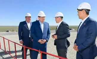 Аким области ознакомился с работой месторождения «Сарыбулак»