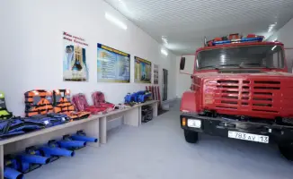 Добровольцы и пожарные службы Туркестанской области совместно усиливают безопасность в сельских населённых пунктах
