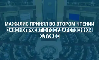 Депутаты Мажилиса приняли законопроект о государственной службе во втором чтении