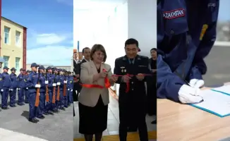 Открытие класса Жас Сақшы в Абайском районе для подготовки будущих офицеров полиции