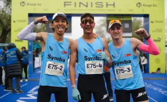 Бегуны со всего мира: рекордный полумарафон в Алматы!