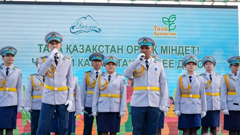 Карта ВКО с контуром из свыше 7 тысяч саженцев появилась в турзоне «Чечек» в Усть-Каменогорске (6)