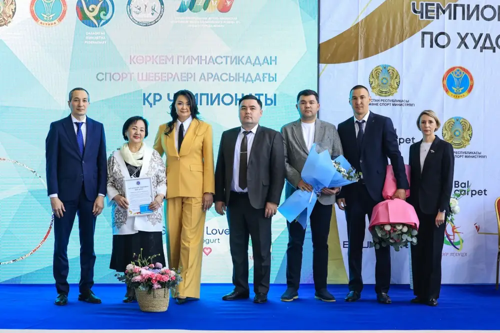 В Астане проходит чемпионат Казахстана по художественной гимнастике среди мастеров спорта (8)