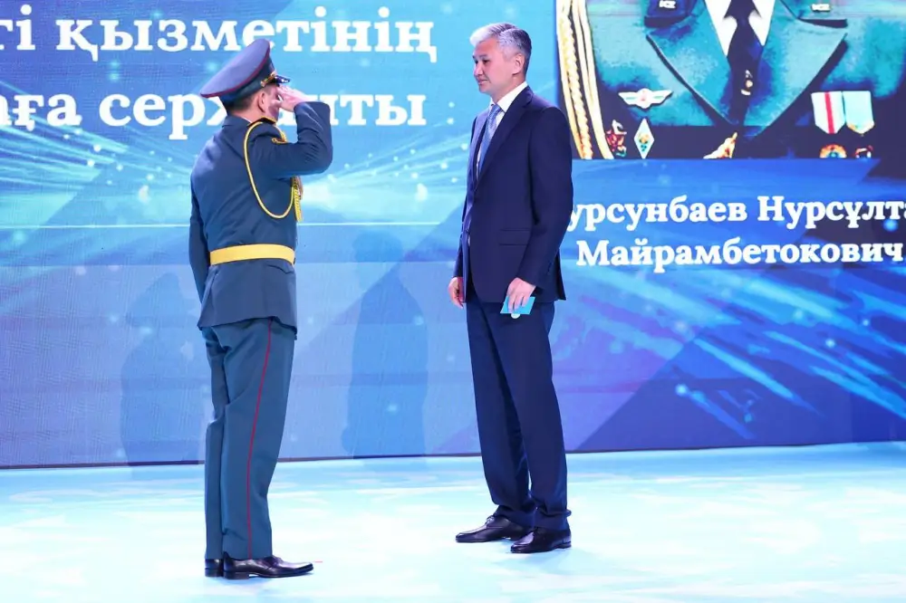 В области Ұлытау состоялось торжественное мероприятие, посвящённое Дню защитника Отечества (9)
