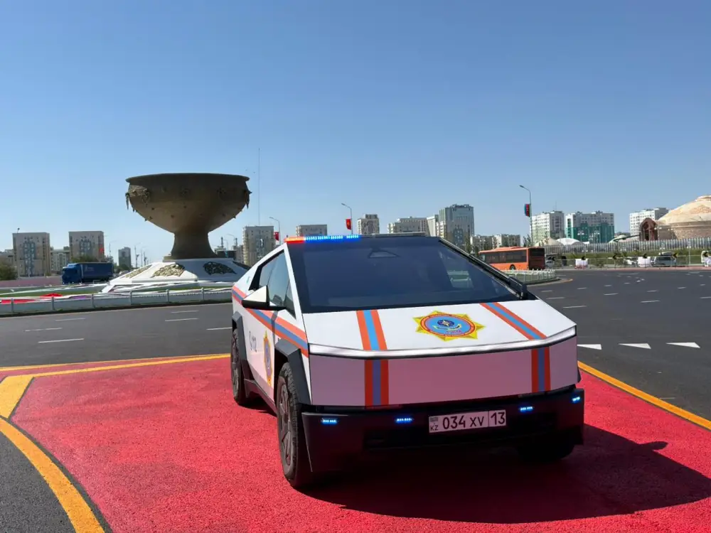 МЧС задействует Tesla Cybertruck на саммите ОТГ в Туркестане (6)