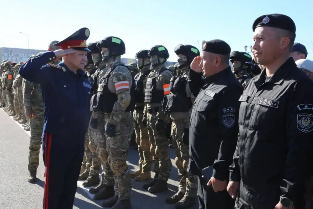 Готовность силовых структур перед саммитом проверили в Туркестане (4)