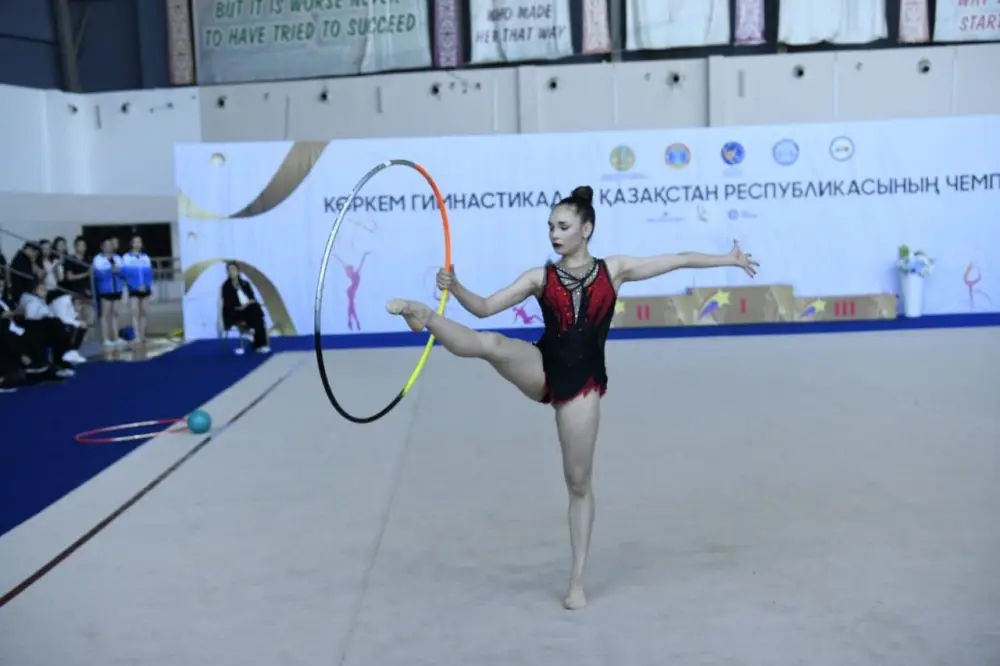 В Астане проходит чемпионат Казахстана по художественной гимнастике среди мастеров спорта (2)