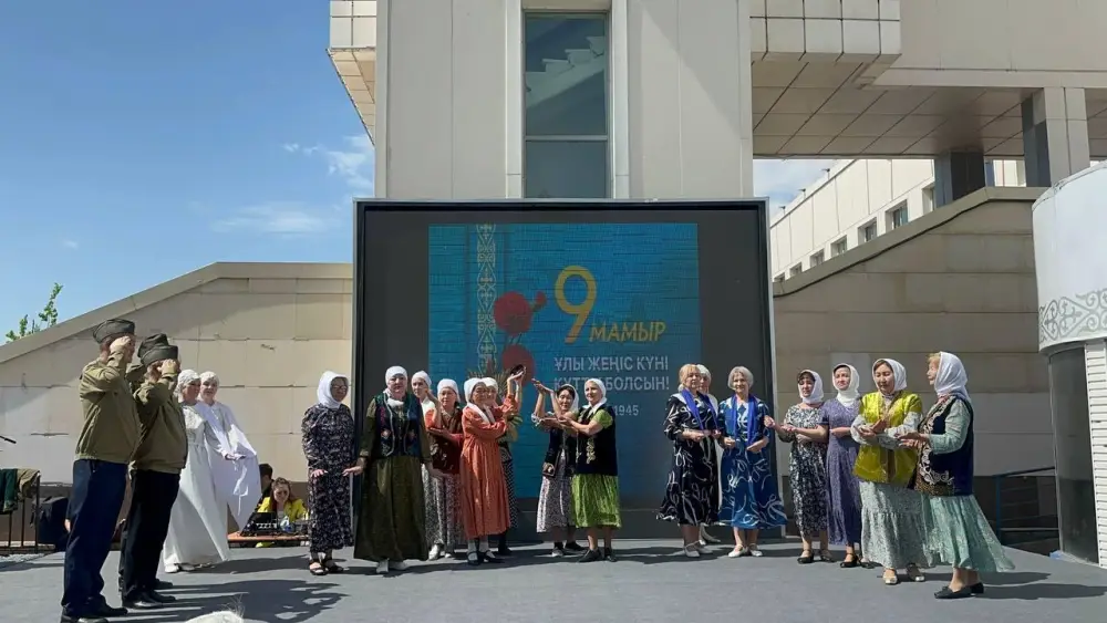 В Астане прошел театрализованный концерт «Таусылмас тағзым» (8)