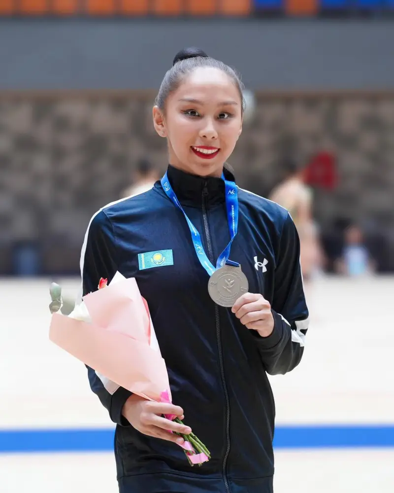 Спортсменка из Астаны стала серебряным призером чемпионата Азии по художественной гимнастике (3)