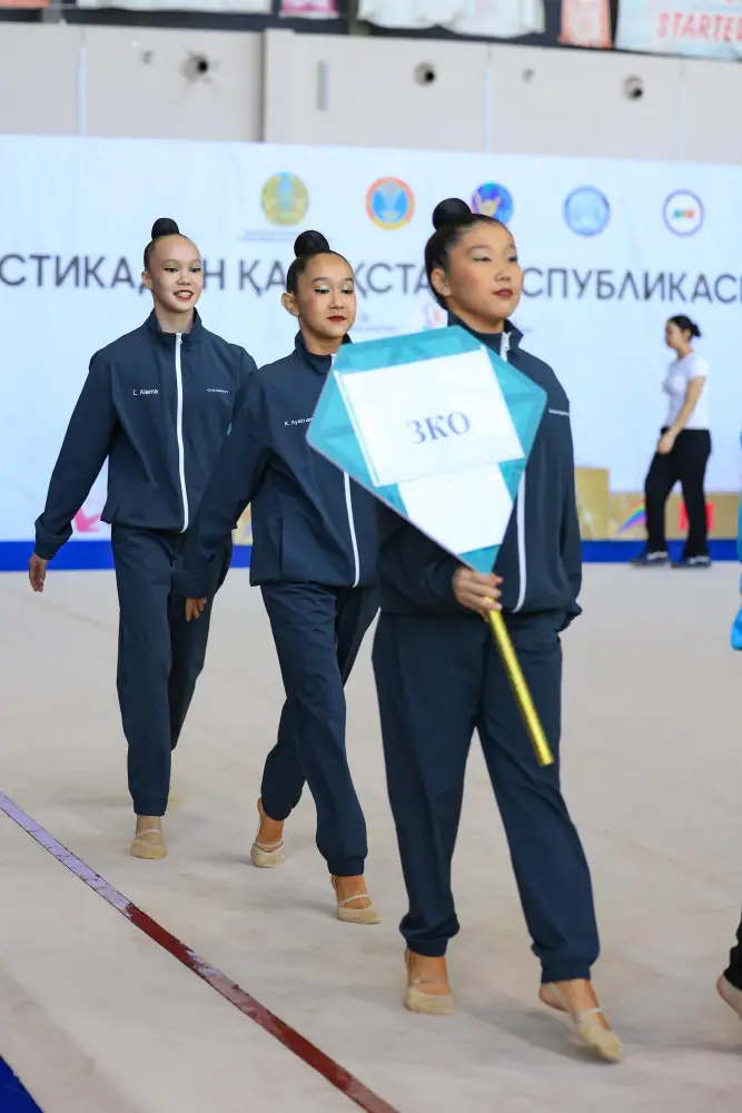 В Астане проходит чемпионат Казахстана по художественной гимнастике среди мастеров спорта (9)