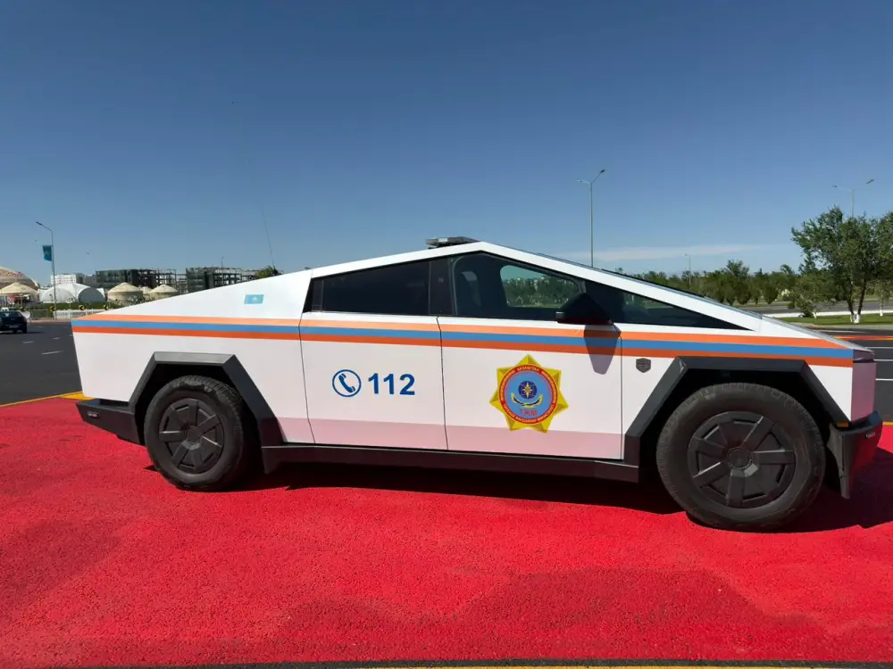МЧС задействует Tesla Cybertruck на саммите ОТГ в Туркестане (7)
