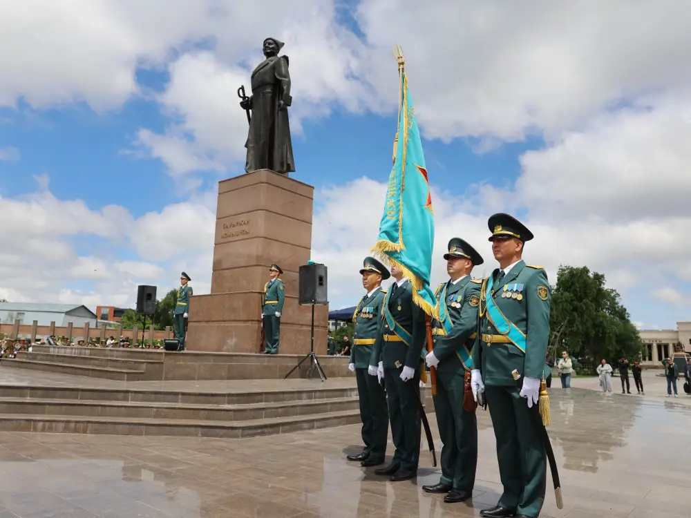 Новобранцы приняли военную присягу в Жамбылской области (5)