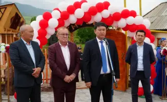 В Меркенском районе открыли дом-музей, посвящённый хранительнице народной памяти