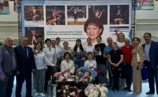 Нелли Ким вручила медали на чемпионате по спортивной гимнастике в Алматы