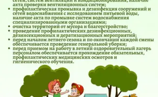 Обзор заявок на санитарно-эпидемиологические требования для летних оздоровительных лагерей