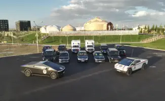 Tesla Cybertruck на саммите в Туркестане