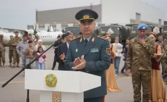 Возвращение миротворцев Казахстана из Голанских высот в Алматы