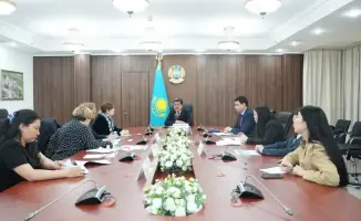 Обсуждение проекта PMI с Всемирным банком в Министерстве экологии Казахстана