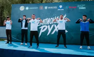 В Уральске прошел проект «Чемпионский дух» с участием более 2000 молодых людей