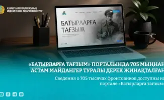 Обновление портала «Батырларға тағзым»: теперь доступны данные о 705 488 ветеранах, включая 365 Героев Советского Союза.