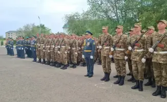Церемония принятия военной присяги новобранцев в ВКО