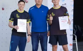 Чемпионат Казахстана по скалолазанию в Алматы